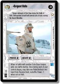 star wars ccg special edition sergeant hollis