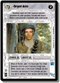 star wars ccg endor sergeant junkin