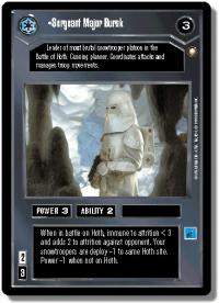 star wars ccg special edition sergeant major bursk