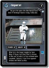 star wars ccg endor sergeant tarl