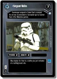 star wars ccg endor sergeant wallen