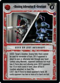 star wars ccg reflections ii premium shocking information grimtaash