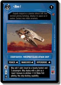 star wars ccg cloud city slave 1