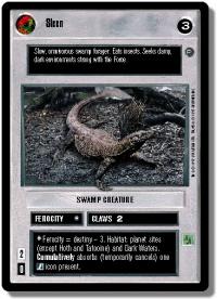 star wars ccg dagobah limited sleen