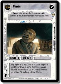 star wars ccg jabbas palace snivvian