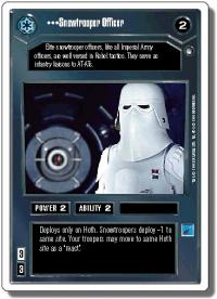 star wars ccg hoth revised snowtrooper wb