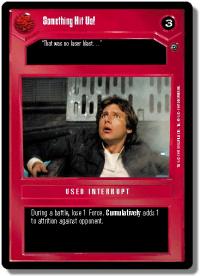 star wars ccg dagobah revised something hit us wb