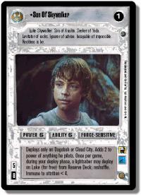 star wars ccg dagobah limited son of skywalker