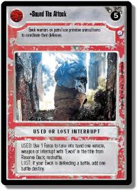 star wars ccg endor sound the attack