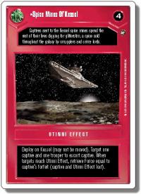 star wars ccg a new hope revised spice mines of kessel wb