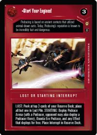 star wars ccg tatooine start your engines