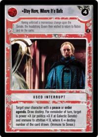 star wars ccg coruscant stay here where it s safe
