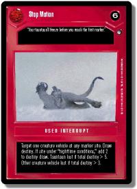 star wars ccg hoth limited stop motion
