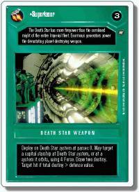 star wars ccg a new hope revised superlaser wb