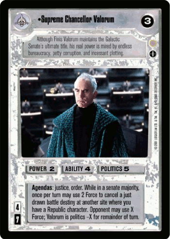 Supreme Chancellor Valorum (FOIL)