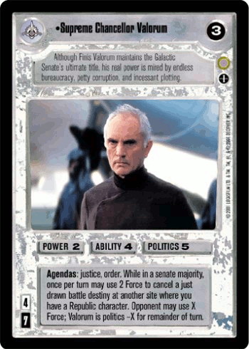 Supreme Chancellor Valorum (AI)