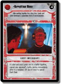 star wars ccg cloud city surreptitious glance