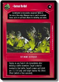 star wars ccg premiere limited tactical recall