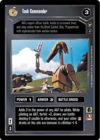 star wars ccg theed palace tank commander