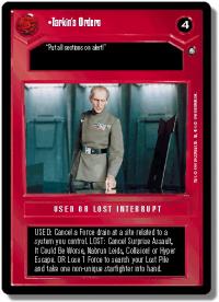 star wars ccg anthologies sealed deck premium tarkin s orders