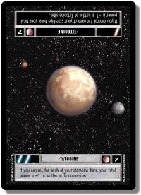 star wars ccg premiere limited tatooine light