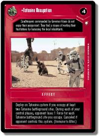 star wars ccg special edition tatooine occupation