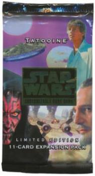 star wars ccg star wars sealed product tatooine booster pack