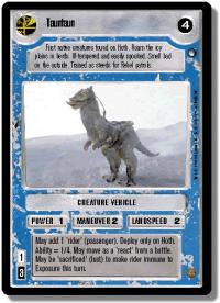 star wars ccg hoth limited tauntaun