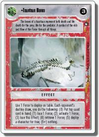 star wars ccg hoth revised tauntaun bones wb