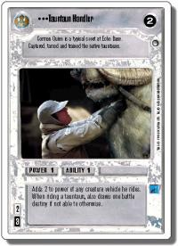 star wars ccg hoth revised tauntaun handler wb