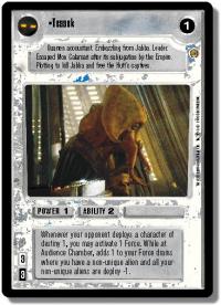 star wars ccg jabbas palace tessek