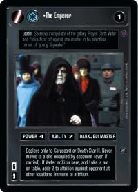 star wars ccg reflections ii premium the emperor