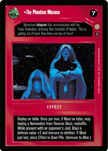 The Phantom Menace (AI) (FOIL)