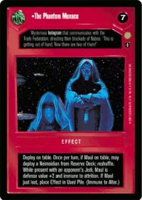 star wars ccg reflections iii foil the phantom menace ai foil