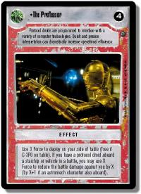 star wars ccg dagobah limited the professor