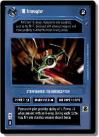 star wars ccg death star ii tie interceptor