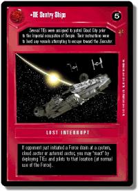 star wars ccg cloud city tie sentry ships