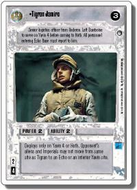 star wars ccg hoth revised tigran jamiro wb