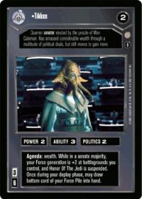 star wars ccg coruscant tikkes