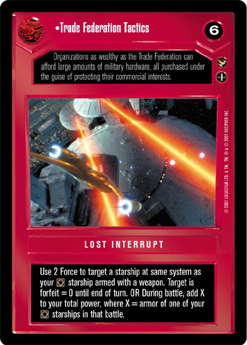 Trade Federation Tactics