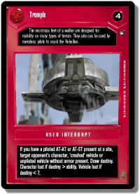 star wars ccg reflections ii foil trample foil