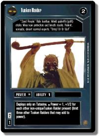 star wars ccg premiere unlimited tusken raider wb