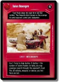 star wars ccg premiere limited tusken scavengers