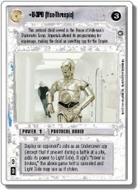 star wars ccg a new hope revised u 3po wb