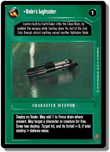 Vaders Lightsaber (WB)