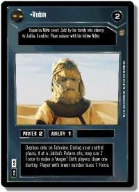 star wars ccg jabbas palace vedain