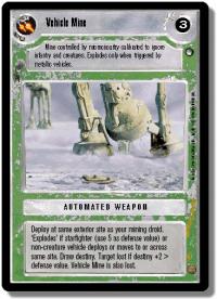 star wars ccg hoth limited vehicle mine light