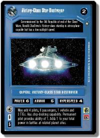 star wars ccg a new hope limited victory class star destroyer