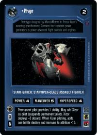 star wars ccg reflections ii premium virago