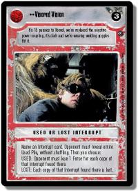 star wars ccg dagobah limited visored vision